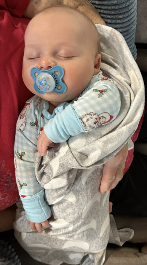 Raphael Corwyn McGennis, baby portrait and youngest son of the McGennis family in Jefferson City, Missouri
